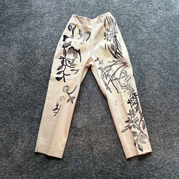 Fibers by Barbara Lesser Crop Pants - Picture 1 of 7